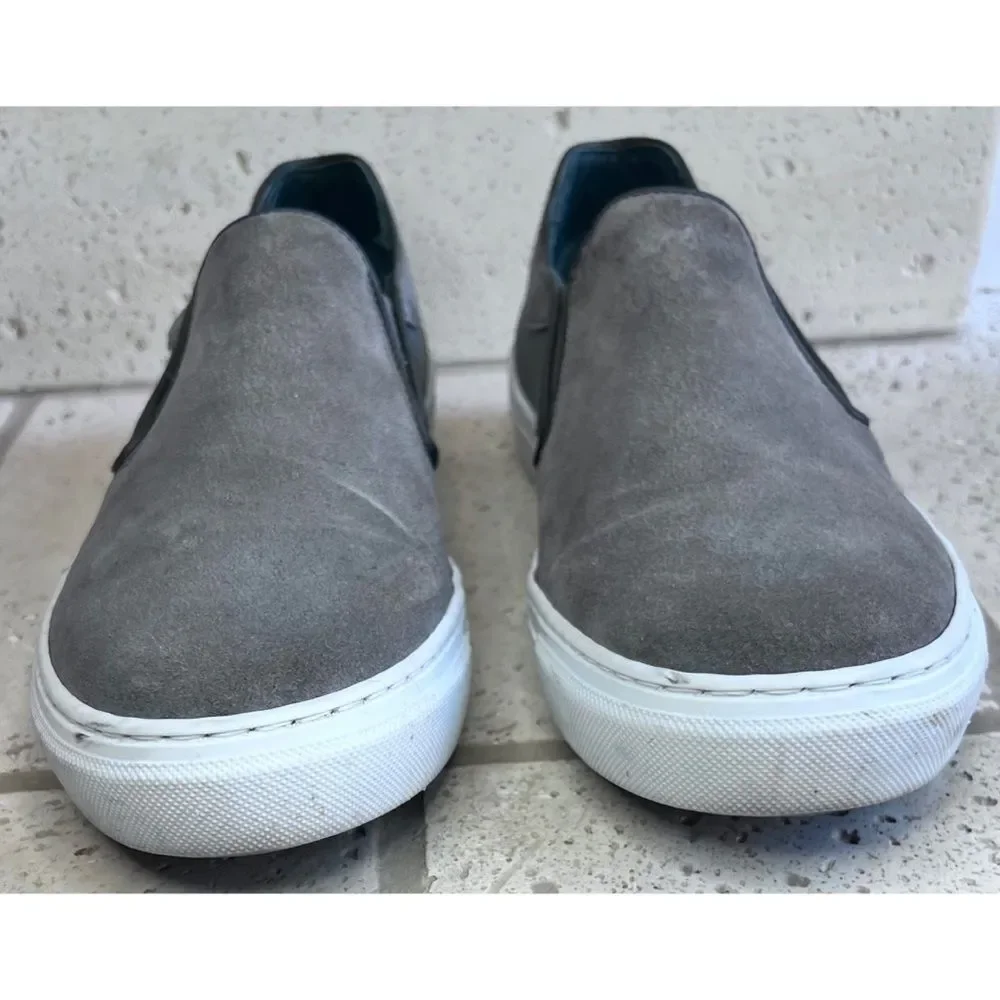 Ted Baker Men’s Bitula Sneaker Grey Suede Slip On Shoe Size EU 41 1/2 US 8.5